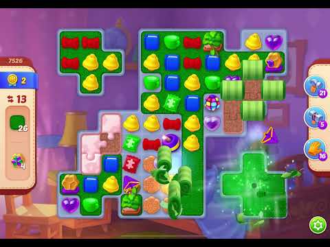 HomeScapes Level 7526 no boosters (18 moves)