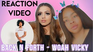 Back N Forth (Official Music Video)  | Woah Vickey Feat Project  Youngin Reaction