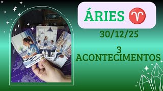 ÁRIES ♈ 30/12/25 Não era para acontecer agora, mas você vai dar um jeito 🌪️