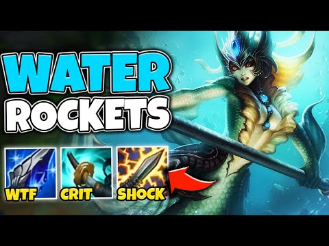 WTF?! NAMI AUTOS ARE LEGIT PIERCING WITH FULL CRIT BUILD (WATER ROCKETS) - League of Legends