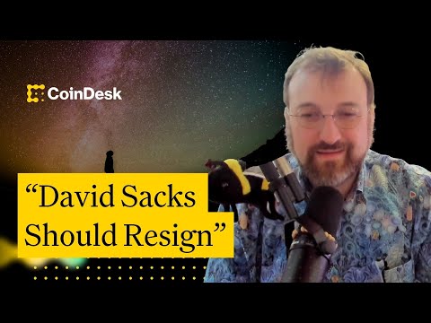 Hoskinson Slams Trump's Crypto Involvement and David Sacks' Leadership