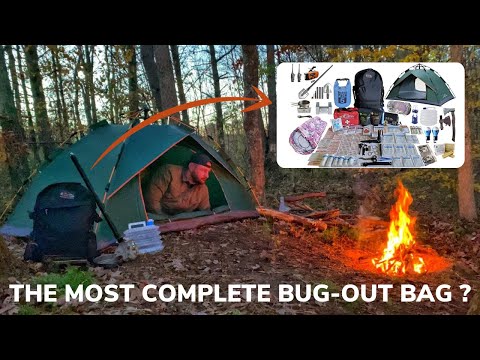 Solo Overnight Testing The Most Complete Bug Out Bag On Amazon and Bison Beer Black Bean Chili