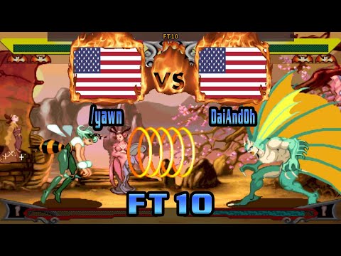 Darkstalkers 3 [Vampire Savior] - /yawn (USA) VS (USA) DaiAndOh [vsavj] [Fightcade] [FT10]