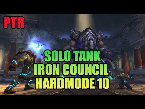 Solo Tank Iron Council HM 10 Prot Paladin POV - WotLK Classic PTR