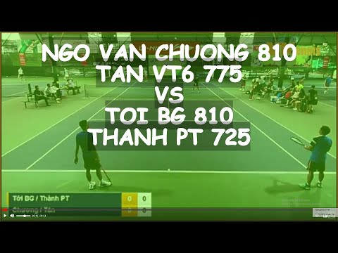 Ngo Van Chuong 810 - Tan Vt6 775 🆚 Toi Bg 810 - Thanh Pt 725 🎾 334 Vntennis - Vt6 - Double