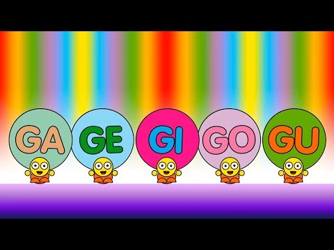 GA GE GI GO GU  - Smart Kids - AEIOU