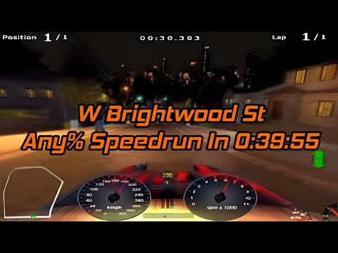 W Brightwood St - Any% Speedrun In 0:39:55 - L.A. Street Racing