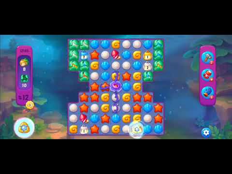 Fishdom Super Hard Level 12165 (with Double Lightning Booster) @choraelmin