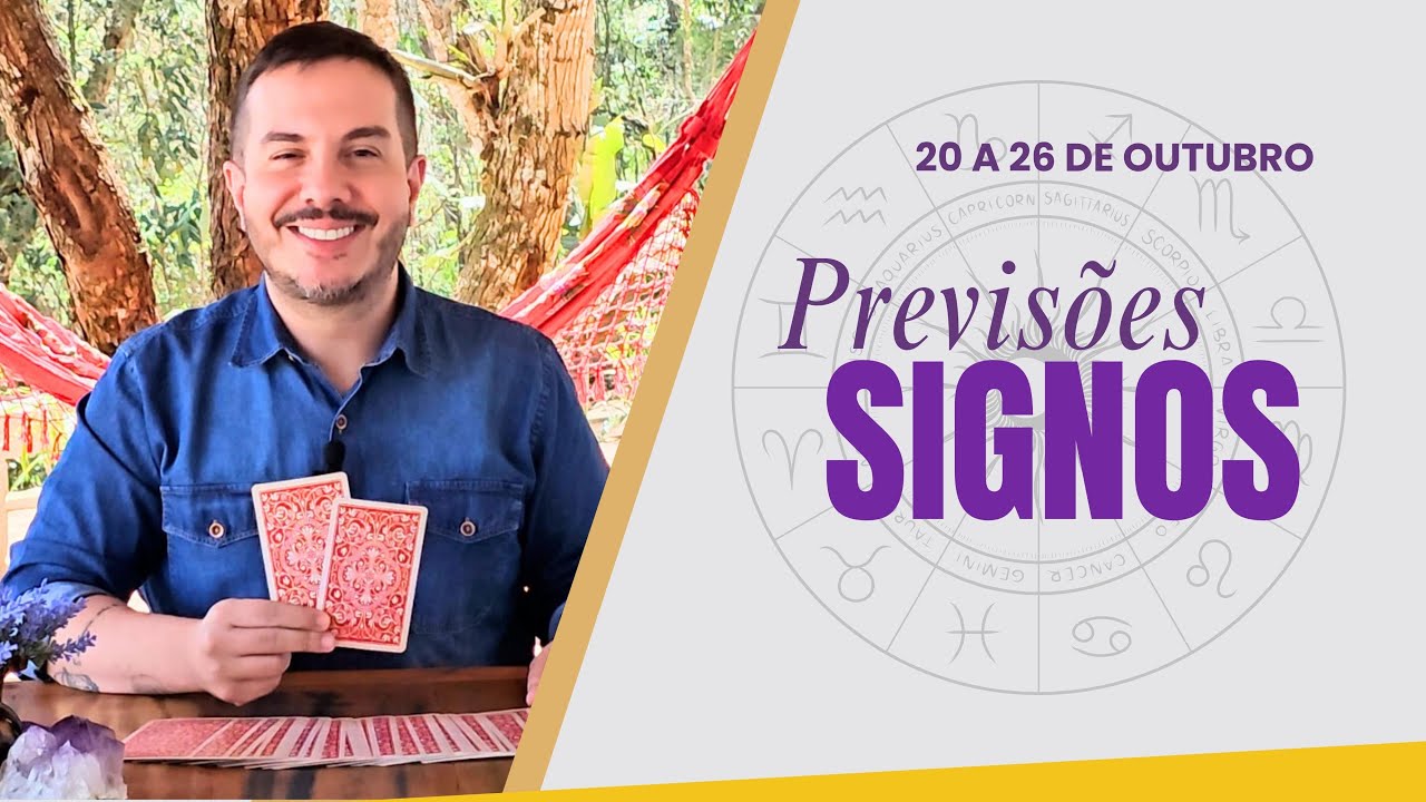 PREVISÕES DOS SIGNOS  - 20 a 26 OUTUBRO  2024 | André Mantovanni