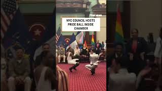 Download lagu NYC council hosts pride ball INSIDE CHAMBER #foxnews #news #us #fox mp3