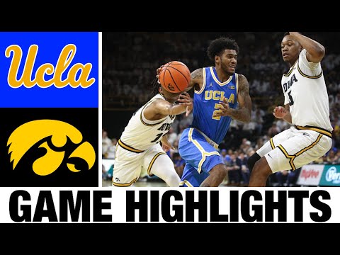#25 Iowa vs UCLA Highlights | Men's Basketball | College Basketball 2025