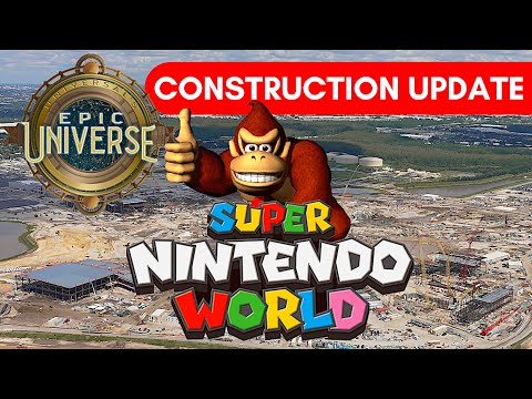 Universal's EPIC UNIVERSE Construction Update | Flying over Epic Universe in a Helicopter Orlando