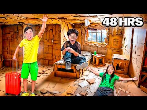 CONSTRUÍ un HOTEL DE CARTÓN SECRETO para LOS NIÑOS