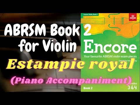 ABRSM Encore Violin Book 2 - Estampie royal (Piano Accompaniment)