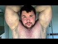 260lbs+ & over 20 inch arms - off-season bodybuilder slowmo flex
