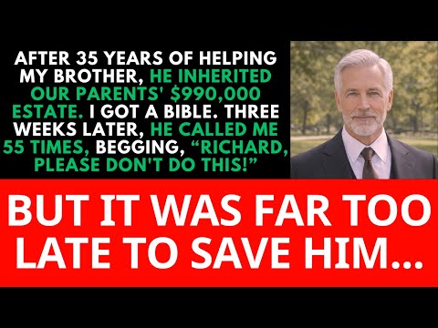 After 35 Years Of Helping My Brother, He Inherited Our Parents' $990,000 Estate. I Got A Bible.