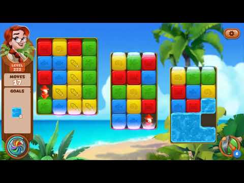 Lost Island Blast Adventure Level 222 NO BOOSTERS  A S GAMING