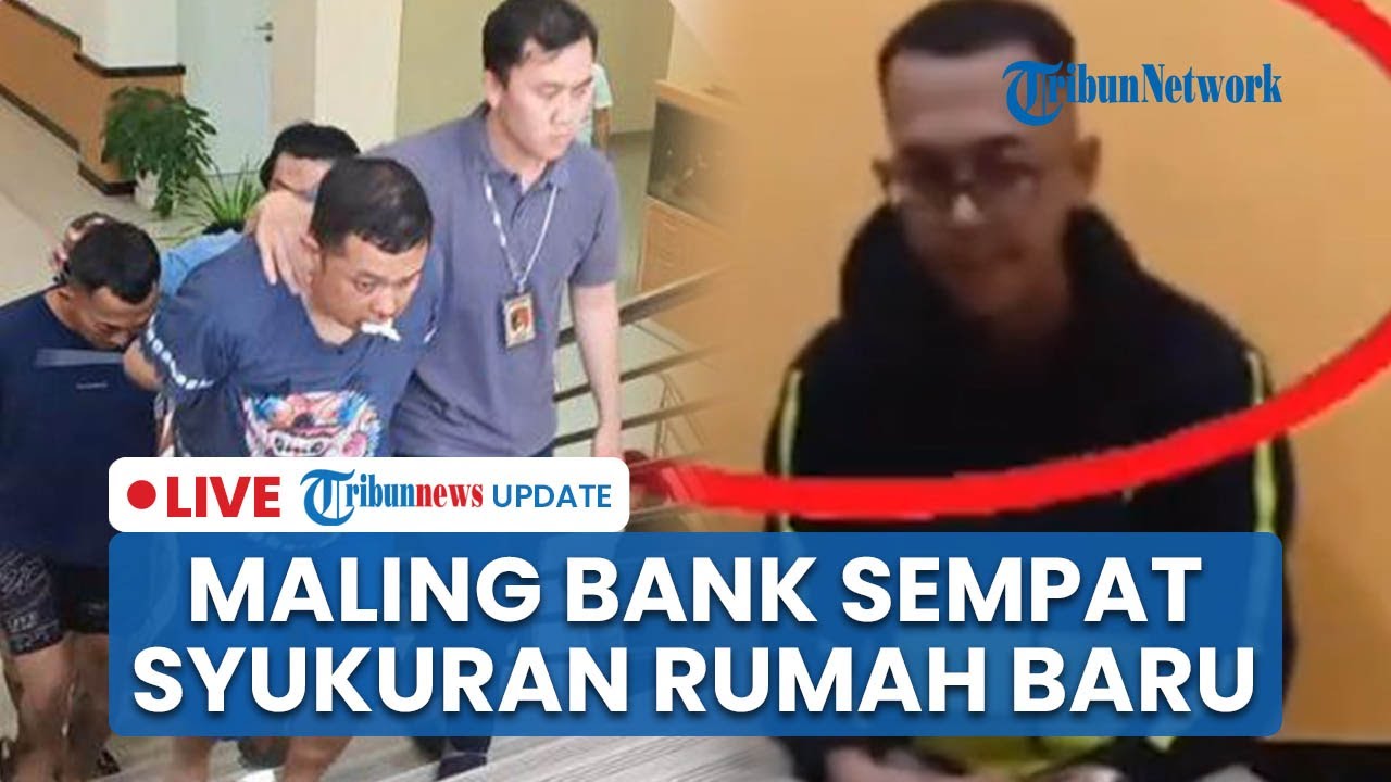 🔴LIVE: Tak Sembunyi, Sopir Bank Maling Uang Rp10 M Malah Undang Warga untuk Syukuran di Rumah Baru