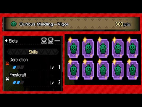 New Qurious Melding - Vigor - Sunbreak TU 5 - Monster Hunter Rise Sunbreak - Amatsu /Risen Shagaru