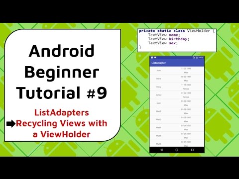 Android Beginner Tutorial 9 Custom ListView Adapter With Loading Animation