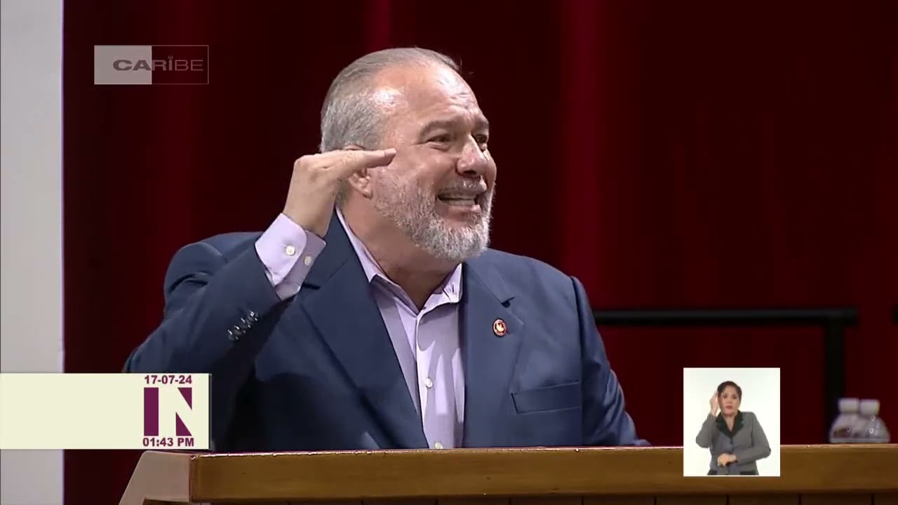 Manuel Marrero ist als Präsident des Ministerrats seit 2019 amtierender Regierungschef der Republik Kuba | Bildquelle: YouTube © YouTube / Canal Caribe | Bilder sind in der Regel urheberrechtlich geschützt