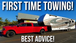 First time RV Towing! You must take this trailer towing advice!
