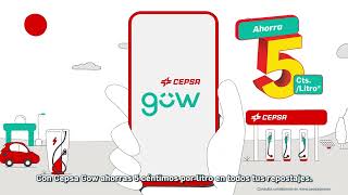 CEPSA Ahorra 5cts/litro con Cepsa Gow anuncio