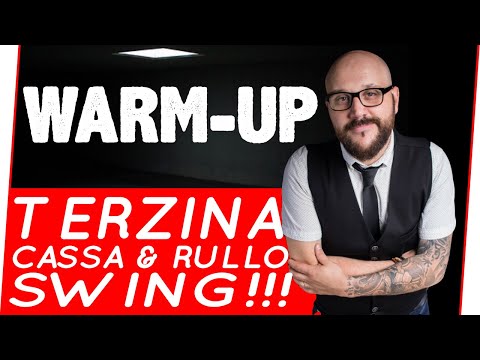 WARM-UP Terzine Cassa Rullo - La Batteria Jazz FACILE #21