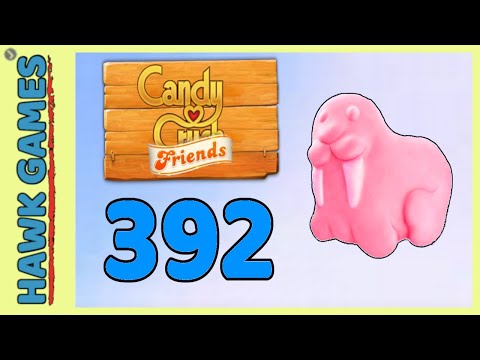 Candy Crush Friends Level 392 (Animals mode) - 3 Stars Walkthrough, No Boosters