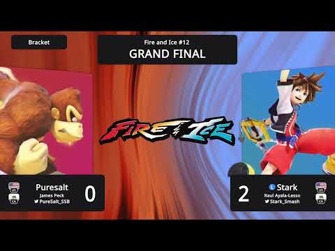 Stark (Sora) vs Puresalt (Donkey Kong) - Fire & Ice #12 Grand Finals