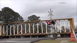 preview picture of video '[HD] CSXT Q492-15 - Ludowici, Georgia - Sunday December 15th, 2013.wmv'