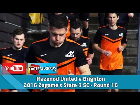 2016 State 3 SE Rd 16 -  Mazenod United v Brighton