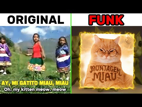 Ay Mi Gatito Miau Miau Original vs Funk with English Translate