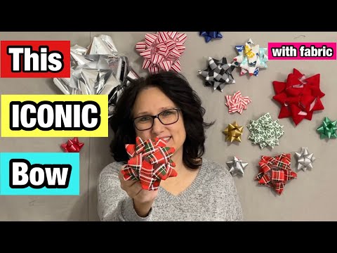 🎁 Make A Star Bow With Fabric