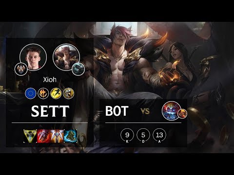 Sett Bot vs Heimerdinger - EUW Challenger Patch 10.5
