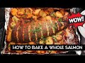 How to cook a whole salmon recipe #recipe #food #cooking