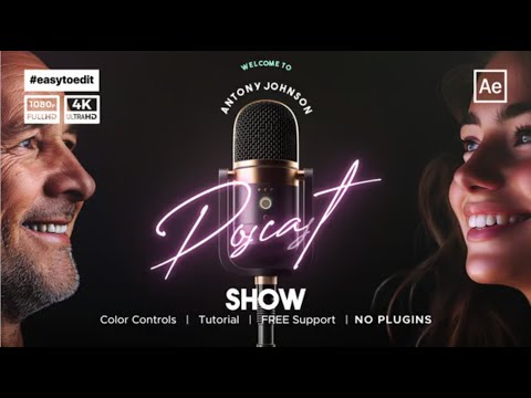 Podcast Intro - Podcast Intro After Effects Template