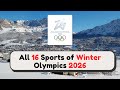 All 16 Sports At Winter Olympics 2026 Milan Cortina