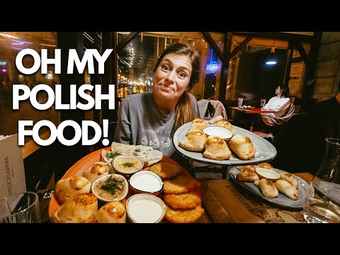 Polish Food Tour! | Americans Try Traditional Polish Pierogi & Pączki in Wroclaw, Poland(incredible)