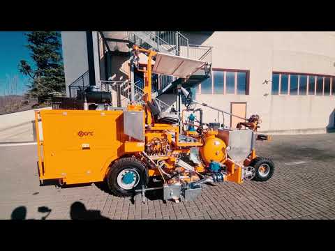 Video instruction for road marking machine CMC U13 (paint and cold plastic)