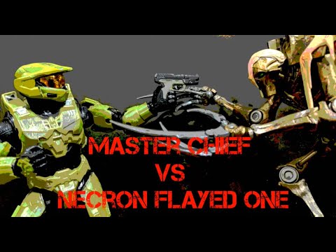Master Chief vs Necron Flayed One Stop Motion