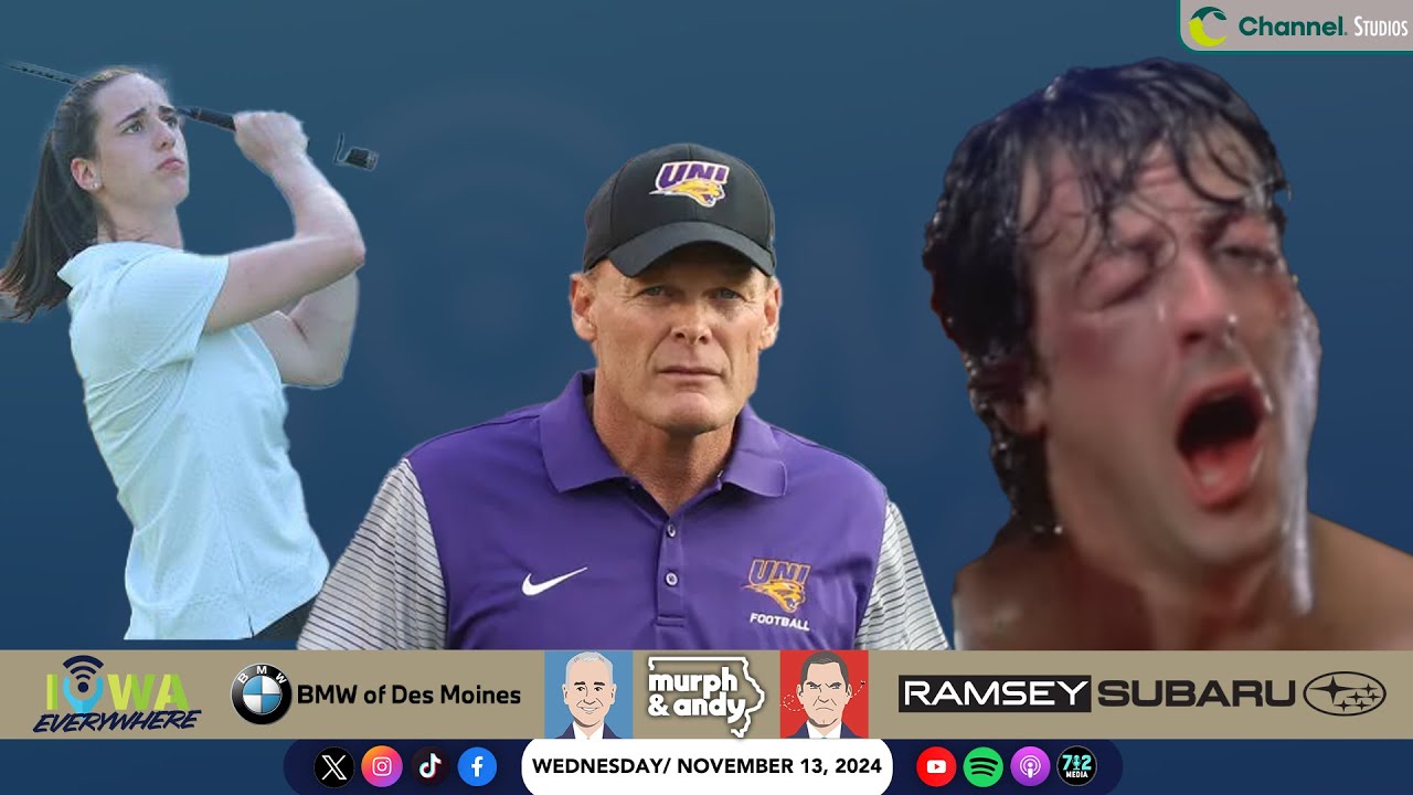 Murph & Andy: Caitlin Clark Golfs, Mark Farley Retires, Movies, and MORE (Nov. 13, 2024)