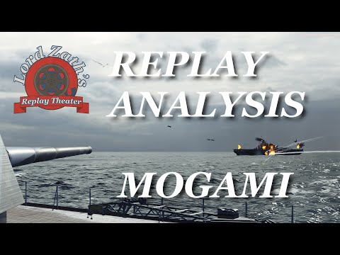 Cap Denial - Mogami Tier 8 Japanese Light Cruiser (155) Mountain Range Standard Battle North Spawn
