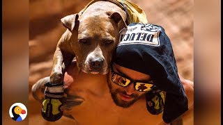 Pit Bull With SAD Past Goes On EPIC Hikes Now | The Dodo