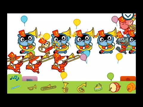 Pango App - Marching Band Game - Instruments and Sounds - For Kids 3 to 8 years old