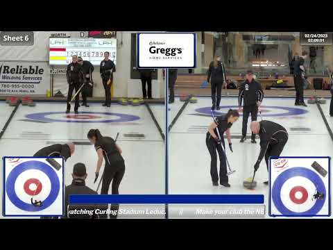 Tom Worth vs. Doug McLennan - Draw 8 - Curling Alberta Mixed Provincial Championship