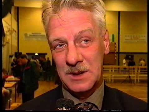 Lycurgus - Sudosa. Eredivisie volleybal wedstrijd eind jaren '90