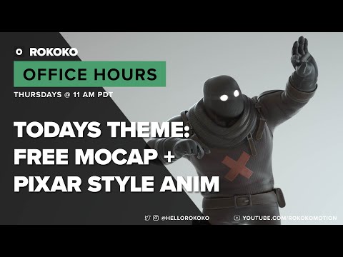 Rokoko Office Hours - Free Mocap + Maya Butterworth Filter!