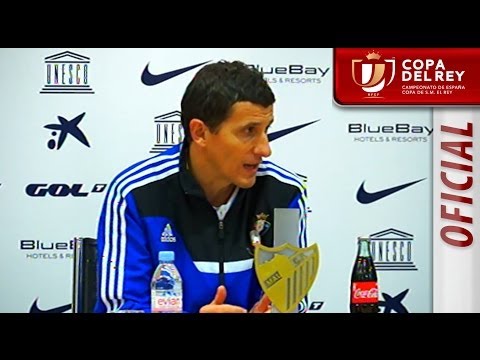 Rueda de Prensa de Javi Gracia tras el Málaga CF (3-3) Osasuna - HD