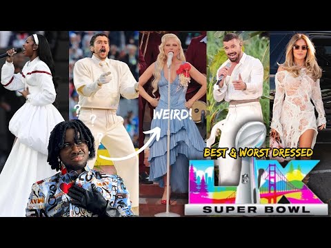 TOP BEST AND WORST DRESSED AT THE SUPERBOWL 2026! (Brutally Honest)